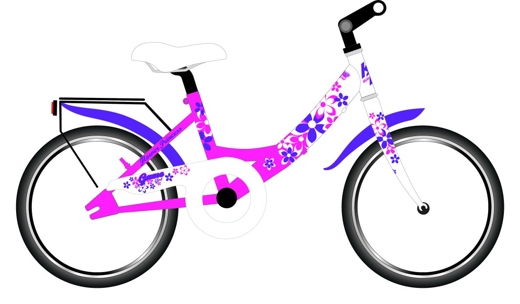 Kerékpár Esperia lány 4400D MONVISO 24" fuxia ACÉL - Shimano TX35 6V V-Fékes 4400Dfux_KPJ