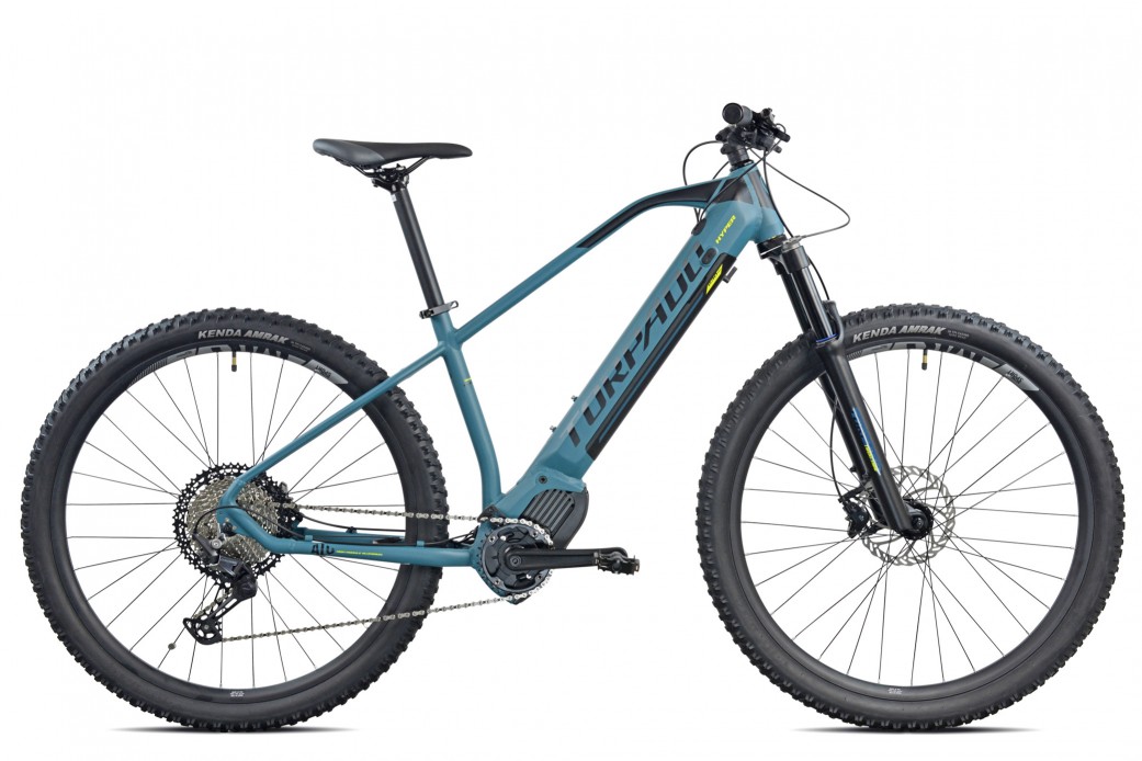 Kerékpár Torpado HYPER – T960 elektromos MTB 29" 45cm - Alivio 9V - OLI SPORT PLUS 250W 85Nm olasz motorral, 630Wh Integrált akkumulátorral: 36V 17.5 AH 23T960P45_KPEFO