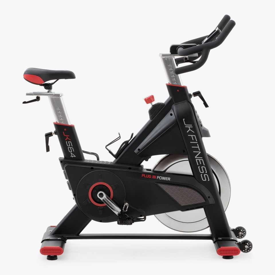 Spinning kerékpár JK Fitness JK564 elektromágneses, szíjhajtású 9JK564_KPEFO