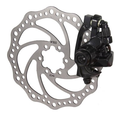 Fék Saccon tárcsafék mechanikus első Ø160 mm   adapter F160 (DM36) DM36F_AF
