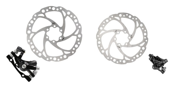 Fékszett LOGAN tárcsafék mechanikus első   hátsó Ø160 mm TÁRCSÁVAL - OEM, AKCIÓS! 5 SZETT!!! 41163F60K+R60K_AF