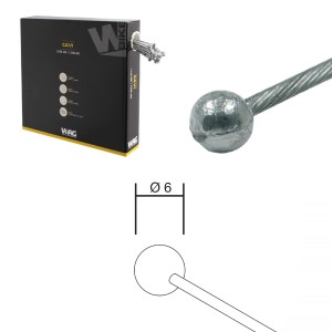 Bowdenbelső Trekking/Holland fék 1.5mm x 2100mm (gömbfejű) 10db-os 463510420_ABK