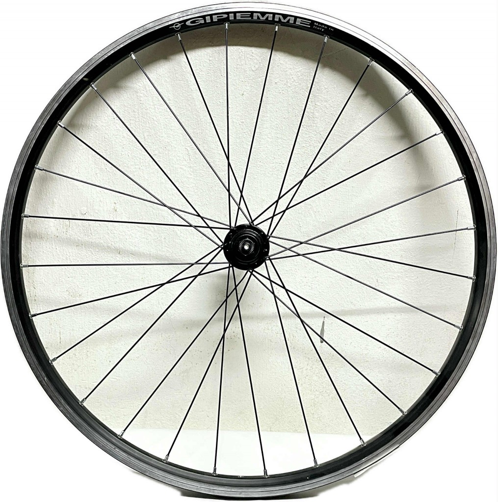 Kerék hátsó Gipiemme NISI T1-24L 26" (19-559) fekete, MENETES AGGYAL, V-FÉKES, GYORSZÁR NÉLKÜL PFPT1-24L26-REAR_AKER