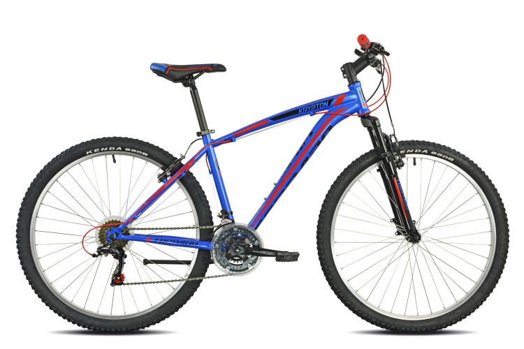 Kerékpár Torpado T795 HYDRA 27 5" kék/piros/fekete 43 TX35 7x3 V-fékkel(21T) 21T795B43_KPM27