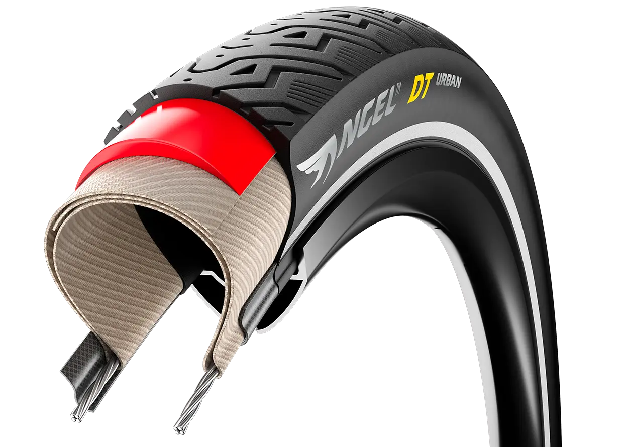 Külső Pirelli Angel Urban DT (E-Bikehoz is) 60TPI Defektvédelem: HyperBELT 5mm, Reflective, rig. 52-622 4126300_AGK
