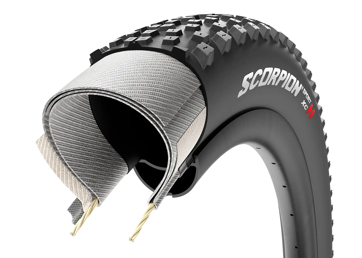 Külső Pirelli Scorpion™ Sport XC H 60 TPI Defektvédelem: ProWall Tubeless ready(belső nélküli) fold. 29" x 2,4 (55-622), TLR, (4197500) 4197500_AGK