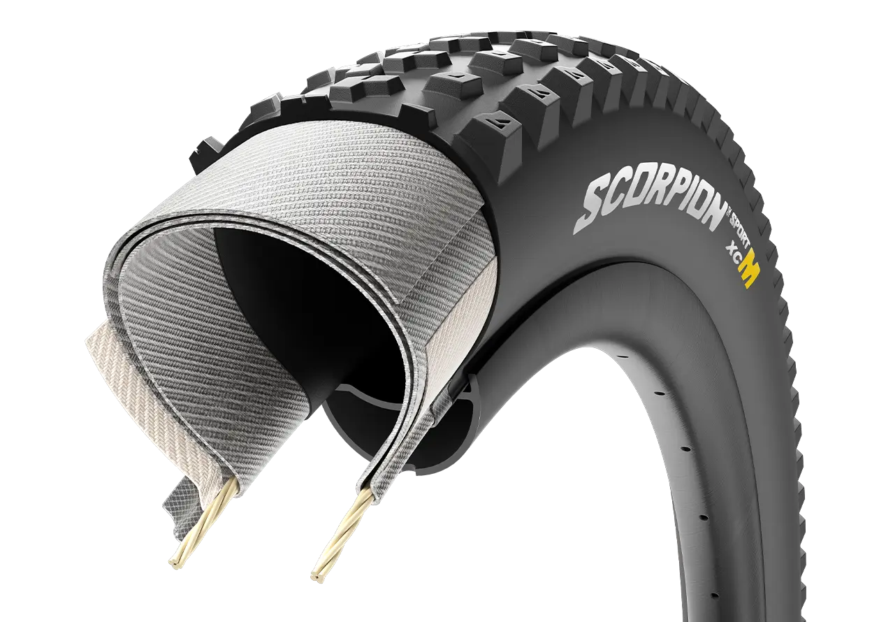 Külső Pirelli Scorpion™ Sport XC M 60 TPI Defektvédelem: ProWall Tubeless ready(belső nélküli) fold. 29" x 2,2 (55-622), TLR, (4197600) 4197600_AGK