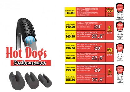 AIR-liner Hot Dogs ROTO MEDIUM 29" felni: 27-38mm külső: 55/65mm tubeless ready 2 kerékhez (150.00) 150.00_AGB