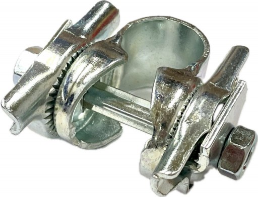 Nyereg rögzítő bilincs fej nélküli nyeregcsőhöz Selle Montegrappa KLOBNI ezüst - Made in Italy 004-2_ANYE