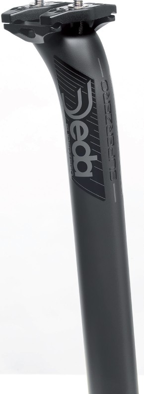 Nyeregcső Deda SUPERZERO CARBON 27,2mm POB fényes fekete 350mm SZPOBN27_ANYECS