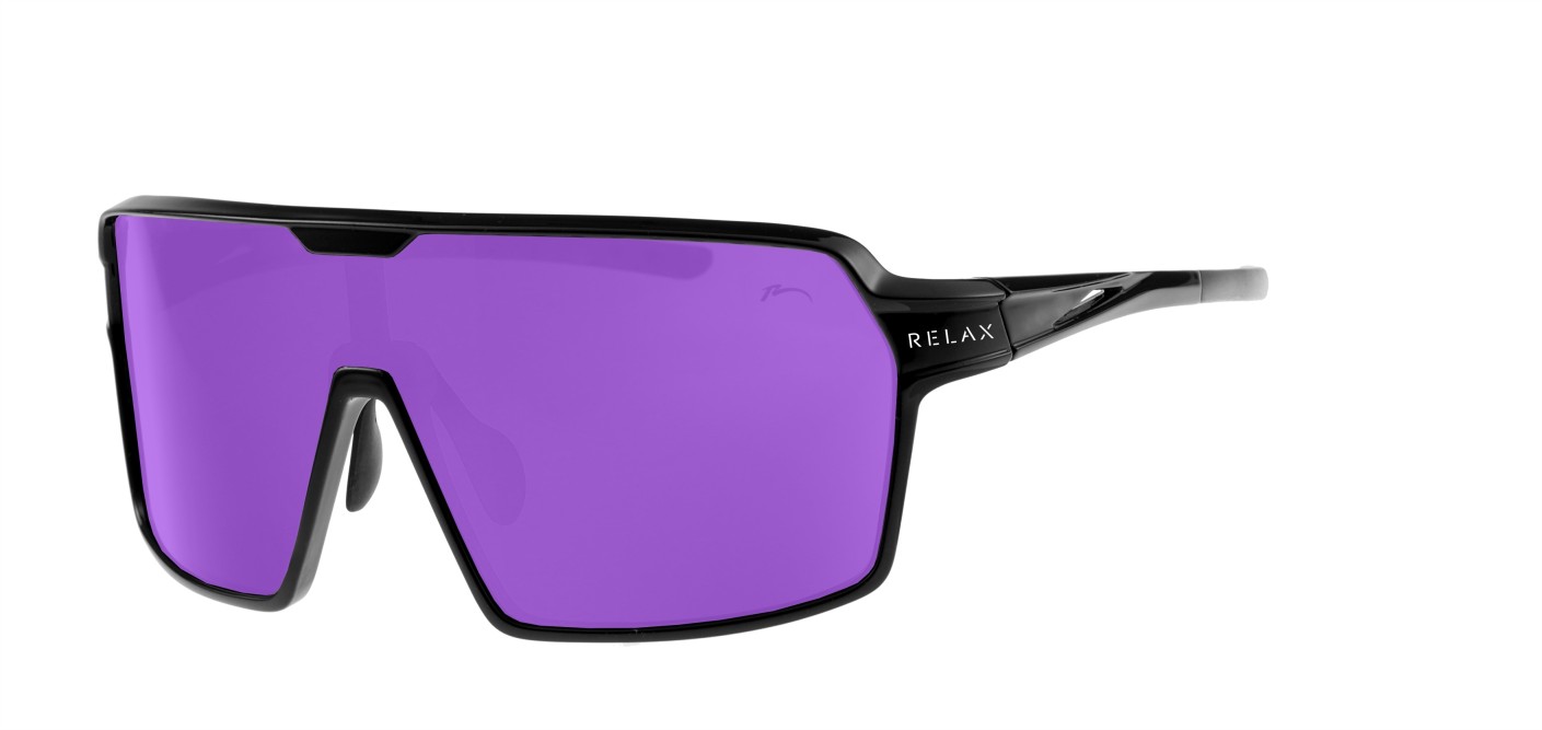 Szemüveg RELAX Timor R5424E, 100% UV protection A,B,C., polarizált, LENCSE: LILA, KERET: FEKETE, (MÉRET: 140-0-130) R5424E_TBU