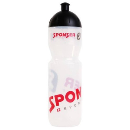  Sponser kulacs (750ml), átlátszó/fekete kupakkal BPA-mentes 80-012C-TRBK_TKUL