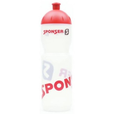 Sponser kulacs (750ml) - Átlátszó/piros, BPA-mentes 80-012C-TRRD_TKUL