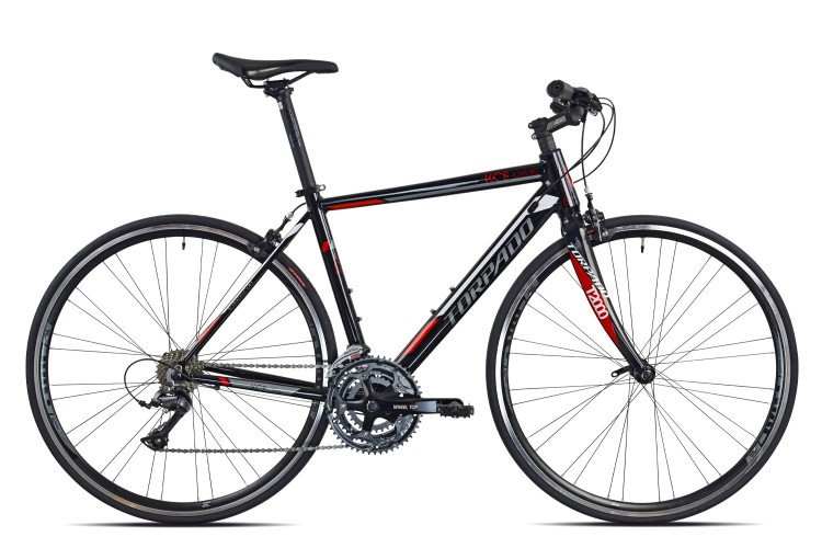 Kerékpár Torpado T370 KCS-ARVIN 48, fekete CLARIS MIX FLAT 8x3 sebességes (23T) 23T370_KPO