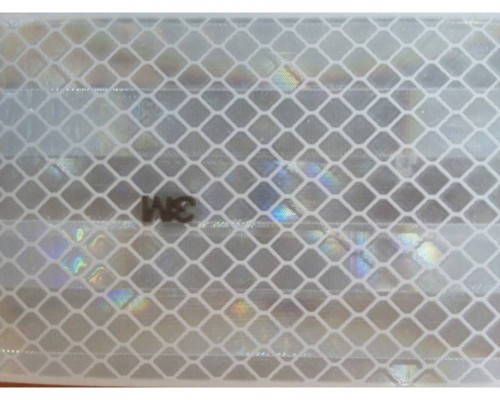 REFLECTIVE TAPE 3M mikróprizmás fényvisszaverő ragasztószalag (100mm x 53,5 mm széles) FEHÉR BFEX0001_TLAMP