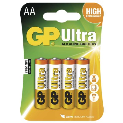 elem GP LR6 1,5V-AA 4 db( ULTRA alkaline) LR6GP15AU-C4_TEL