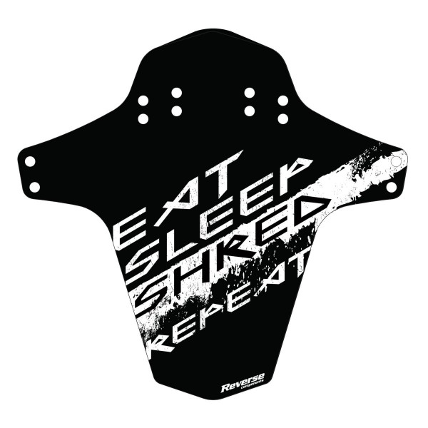 Sárvédő REVERSE MTB első teleszkóp merevítésére szerelhető  Eat  Sleep  Shred  Repeat (Black/White) 7520_TSAR