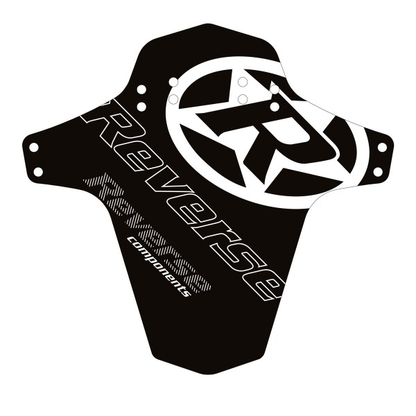 Sárvédő REVERSE MTB első teleszkóp merevítésére szerelhető Reverse Logo (Black/White) 7453_TSAR