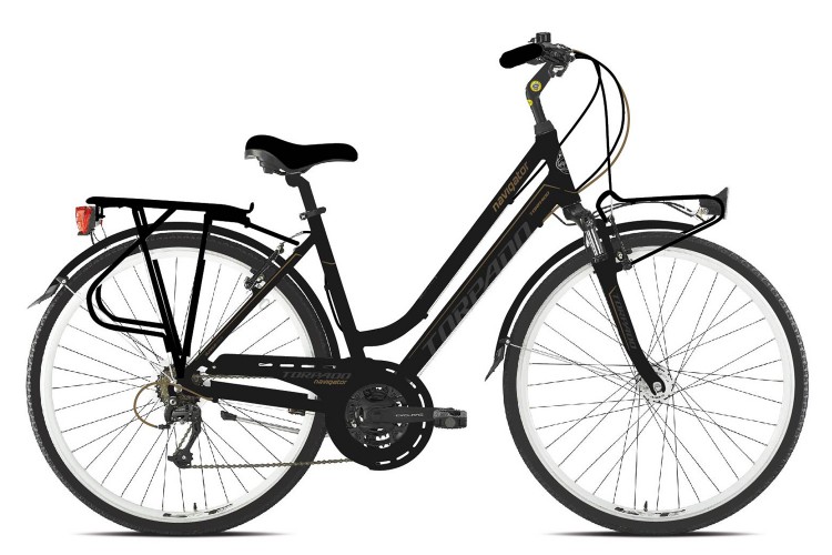 Kerékpár Torpado T421 28" NAVIGATOR 42cm fekete 21 seb. SHIMANO ACERA (21T421N) 21T421N_KPC