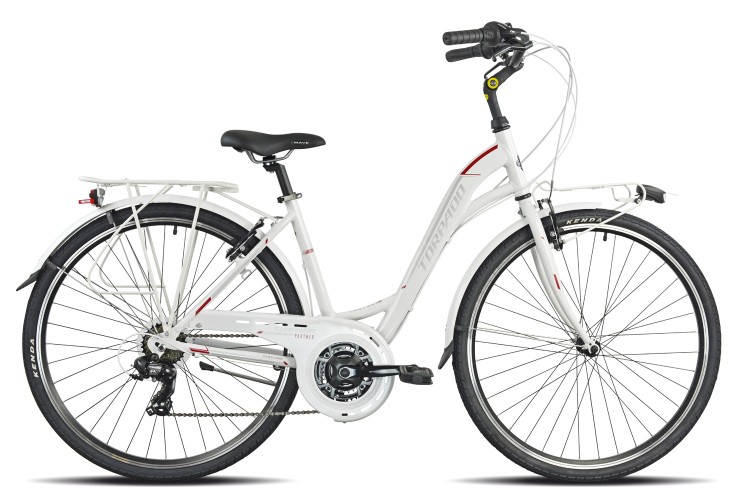 Kerékpár Torpado T436 28" Partner LADY 42cm fehér MONOTUBO SHIMANO TX35 21v REVO(21T436B) 21T436B42_KPC