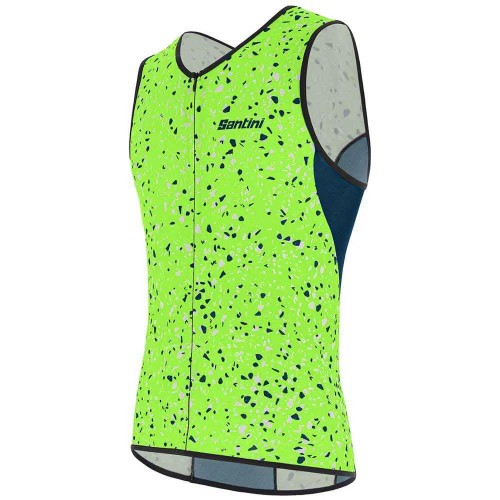 Mez Santini SLEEK PIETRA ujjatlan fluozöld L 1T6300SLEEKPIET-FLUO GREEN-L_RME