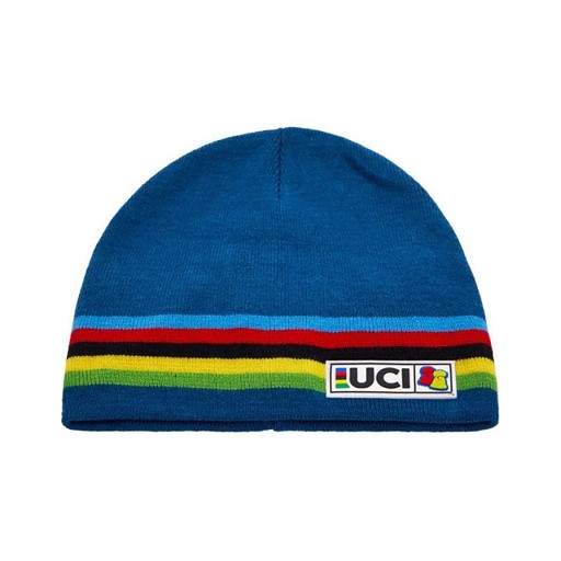 Sapka Santini UCI Rainbow BBH BEANIE téli kék (BBH446) SP480BBHBEANIBLUE_RSK