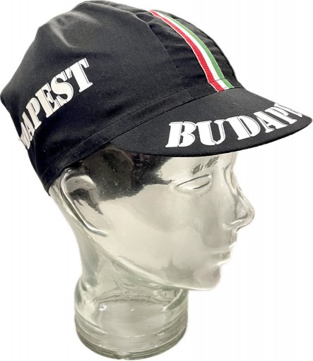 Ruházat sapka kerékpáros feliratos  BUDAPEST Sapka2.2_RE