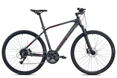 Kerékpár Torpado T820 CROSSWIND 52cm, fekete 8x3 sebességes (23T) - hidraulikus tárcsafékkel 23T82052_KPT
