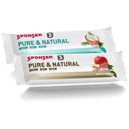 Sponser Pure & Natural energia szelet 50g, alma-fahéj 80-501_ET