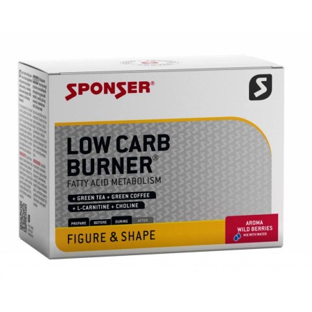 Sponser LOW CARB BURNER 20x6,5g/doboz Erdei gyümölcs - Zsírégető/Sportital 80-845_ET