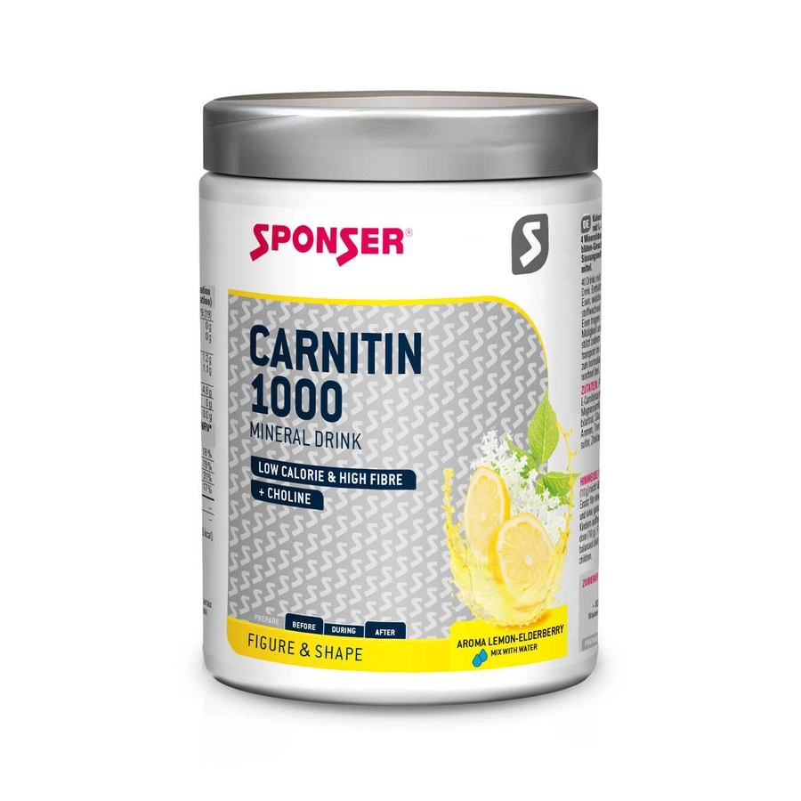 Sponser CARNITIN 1000 MINERALDRINK 400gr. doboz CITROM-BODZA 13016_ET