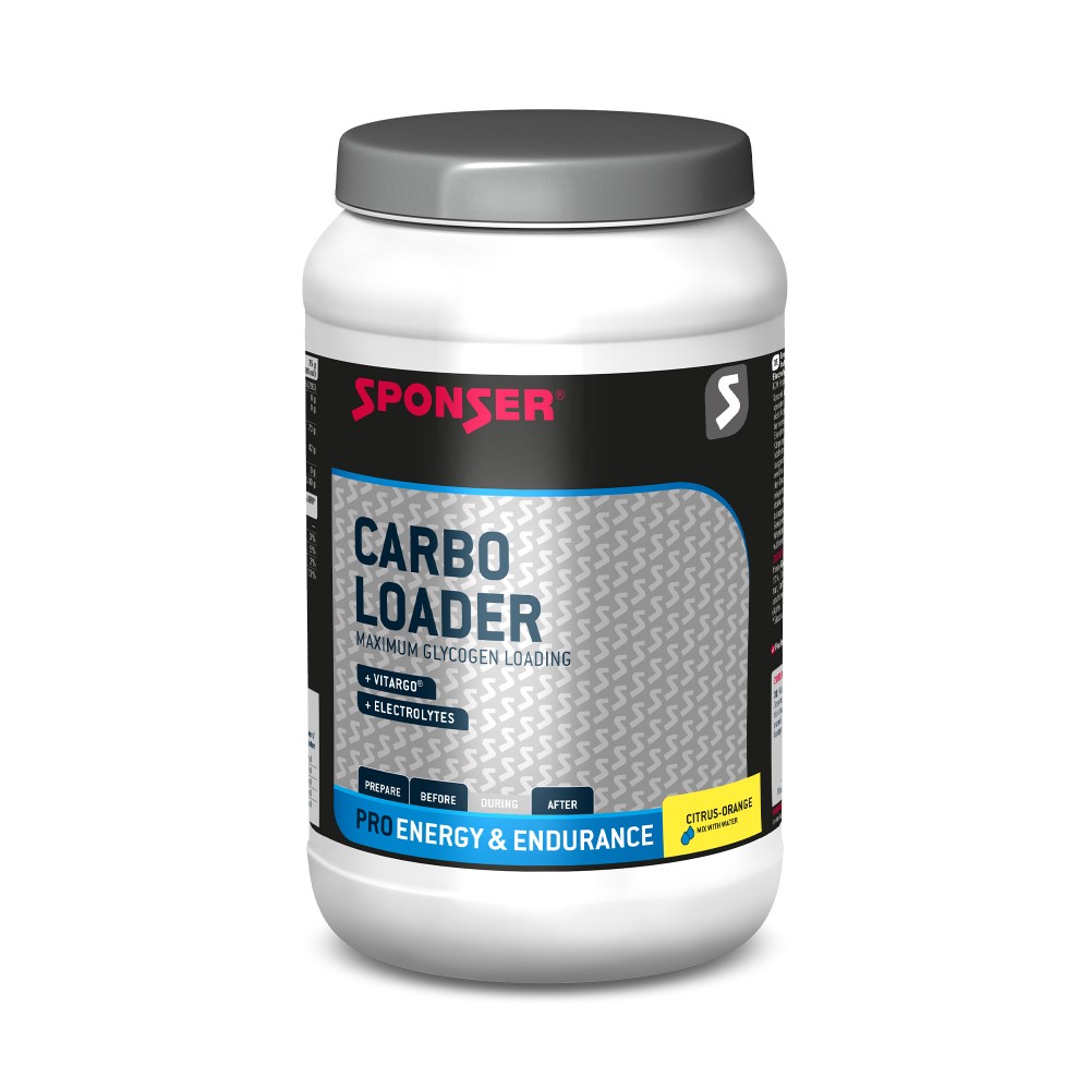 Sponser CARBO LOADER 1200g doboz Citrus-Narancs Szénhidrát ital 04500_ET