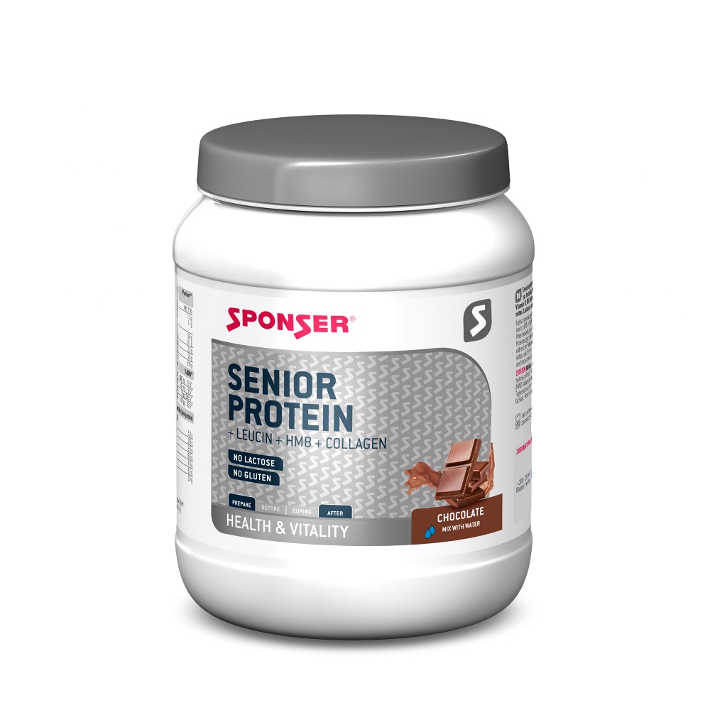 Sponser SENIOR PROTEIN 455gr doboz Csokoládé Fehérjepor 07716_ET