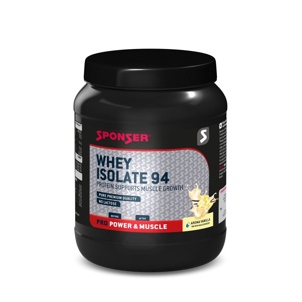 Sponser WHEY ISOLATE 94 PROTEIN 425g doboz Vanília Fehérjepor 07002_ET