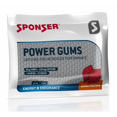 Sponser POWER GUMS 75g zacskó Vegyes gyümölcs Gumicukor 17700_ET