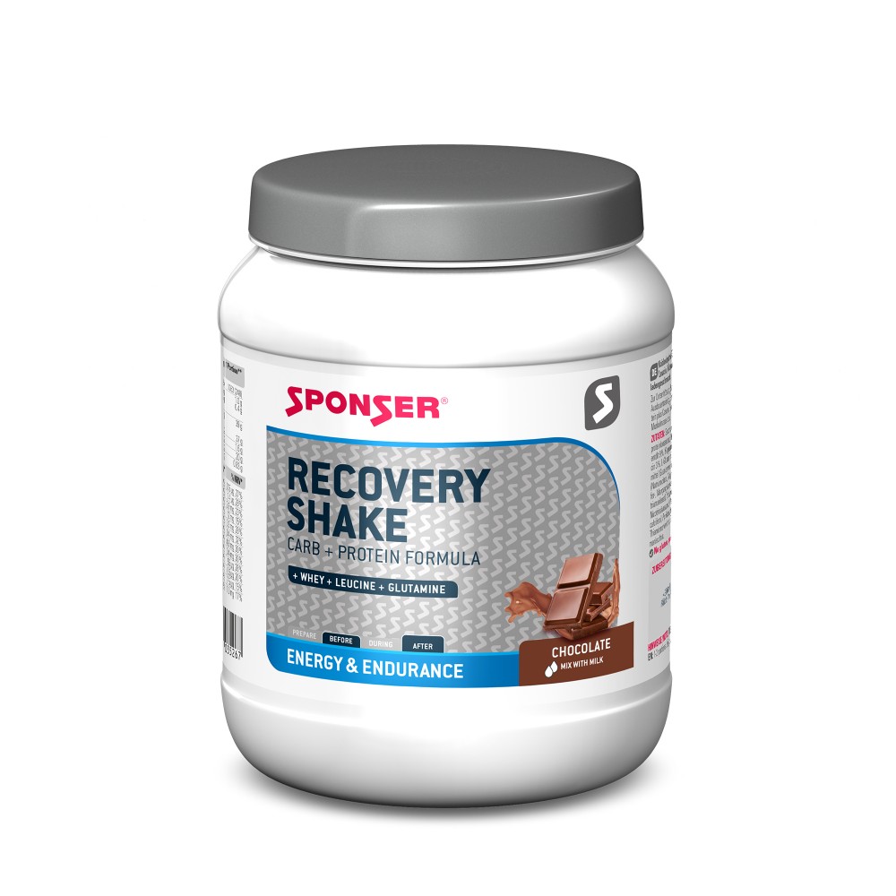 Sponser RECOVERY SHAKE 900g doboz Csokoládé Regeneráló ital 03526_ET