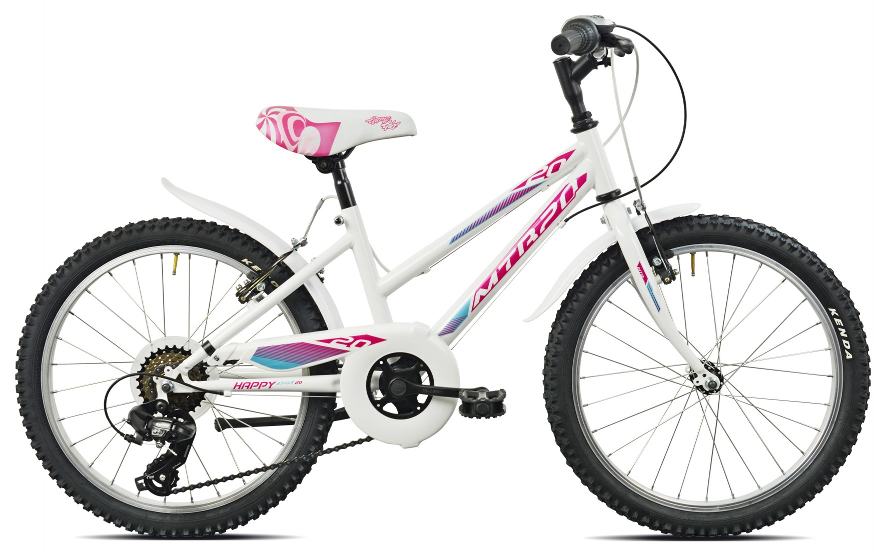 Kerékpár Esperia 9200 HAPPY MTB lány 20coll acél 1x6v fehér 259200MD_KPJ