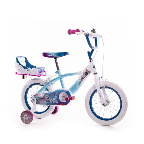 Kerékpár Disney FROZEN SFERA 14" Jégvarázs 1 seb. fehér/kék 4-7 éveseknek (155-170cm) 120145200_KPJ