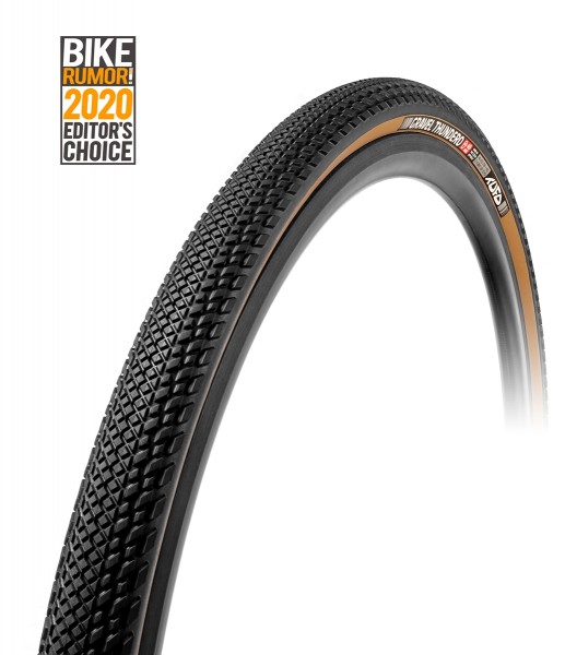 Külső TUFO Gravel Thundero, TLR, tubeless 40-622 (700x40C), 430gr. 2-5 bar (30-70 p.s.i.) - szövetsűrűség: 210 / 375 TPI - FEKETE/BEIGE CLI1L2005051_AGK