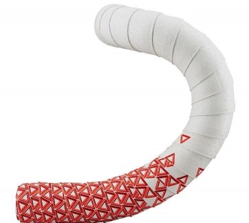 Kormánybetekerő DEDA LOOP gél fehér/piros átmenet  DEDATAPE605_AKBET