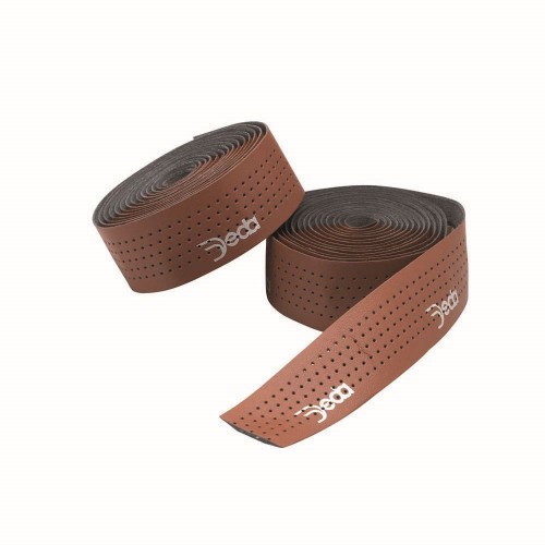 Kormánybetekerő DEDA MISTRAL barna lyukacsos (bőr barna) DEDATAPE102_AKBET