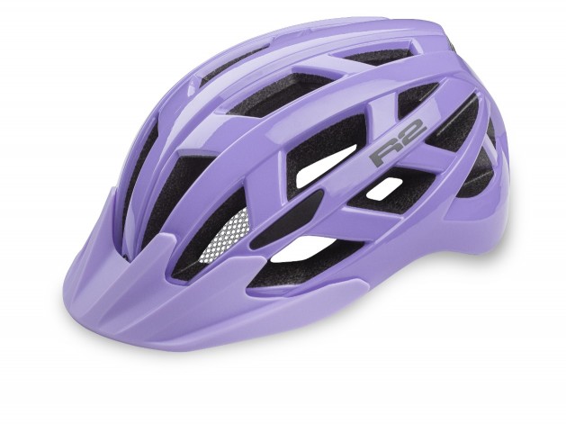 Bukósisak R2 gyerek LUMEN JUNIOR  ATH20Y/S lila ledes,  (52 - 55 cm) ATH20Y/S_TBU