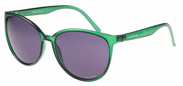 Szemüveg RELAX LEILANI R0341I, zöld/szürke lencse polarizált R034I_TBU