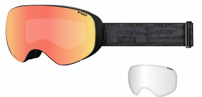 Síszemüveg R2 POWDER ATG06A Inferno Chrome narancs lencse, matt fekete keret ATG06A_TBU