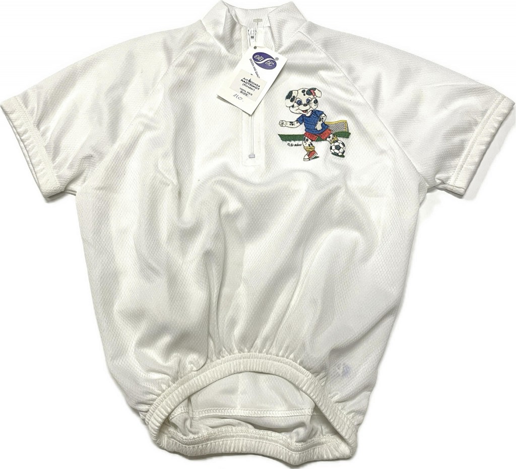 Ruházat Elastic 409454 Mez gyerek baby (méret:110)  fehér, kutyás minta - AKCIÓS ÁR! 400454_RME