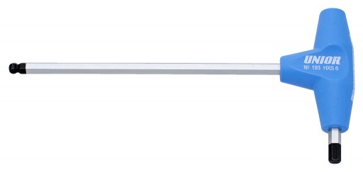 Szerszám Unior 193HXS (10), gömbvégű imbusz (HXS) kulcs T-markolattal (608282) 608282_SZER